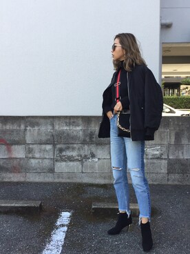 「RADIA」｜草野春香さん（レディース・170cm）の秋コーディネート