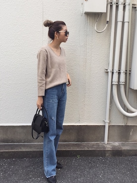 「RADIA」｜草野春香さん（レディース・170cm）の春コーディネート
