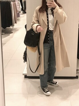 mさん（レディース・156cm）の冬コーディネート