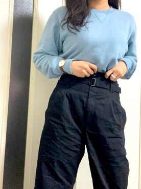 カーゴパンツを使った Uniqlo U のレディース人気ファッションコーディネート Wear