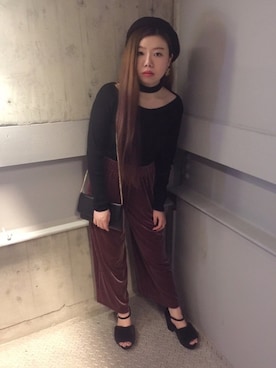 騎萌子さん(レディース・158cm)の秋コーディネート