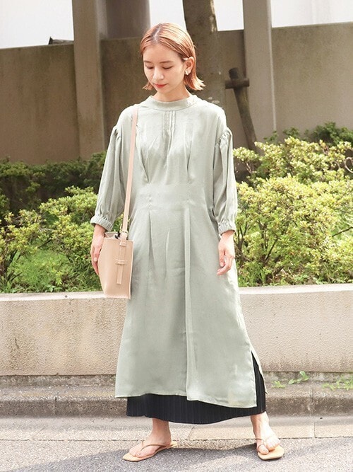 Auli 低身長向けブランド Auli Official Auliのワンピースを使ったコーディネート Wear