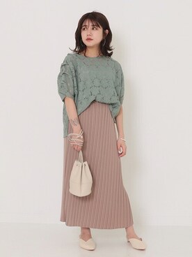 シャツ ブラウス グリーン系 を使った 結婚式二次会スタイル の人気ファッションコーディネート Wear