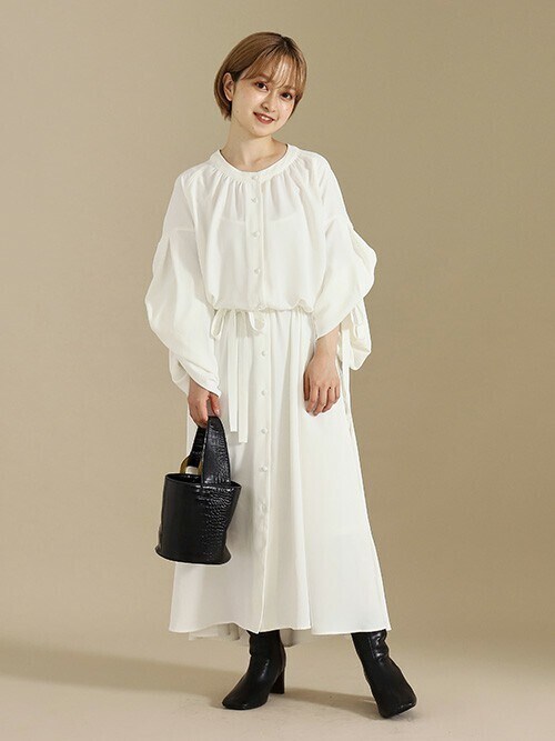 Auli Officialauli 低身長向けブランド さんのワンピースを使ったコーディネート Zozotown