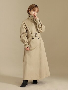 トレンチコートを使った 結婚式二次会スタイル の人気ファッションコーディネート Wear