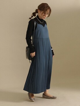 ワンピースを使った 小柄女子 の人気ファッションコーディネート Wear