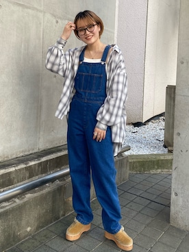 「アイテム（キャミソール）」を使った、𠮷田さん（レディース・165cm）の春コーディネート