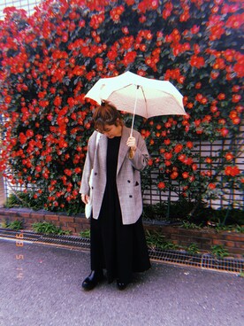 「haco!（ハコ）のアイテム（ジャケット/アウター、その他）」を使った、misaki さん（レディース・159cm）の春コーディネート