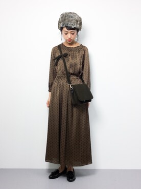 teraさん（レディース・164cm）の冬コーディネート