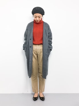 「HusHusH（ハッシュアッシュ）のアイテム（その他アウター）」を使った、teraさん（レディース・164cm）の冬コーディネート