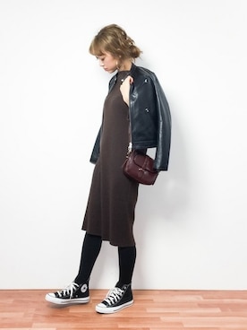 teraさん（レディース・164cm）の冬コーディネート