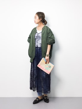 「flapper_bags（フラッパー）のアイテム」を使った、teraさん（レディース・164cm）の春コーディネート