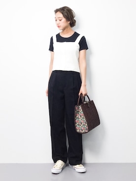 「ADIEU TRISTESSE（アデュートリステス）のアイテム」を使った、teraさん（レディース・164cm）の春コーディネート
