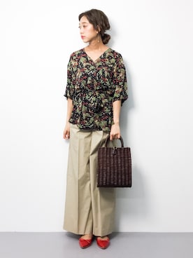 「ADIEU TRISTESSE（アデュートリステス）のアイテム」を使った、teraさん（レディース・164cm）の春コーディネート