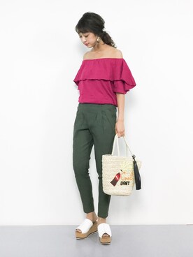 teraさん（レディース・164cm）の夏コーディネート