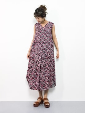 「NOMBRE IMPAIR（ノンブルアンペール）のアイテム（ワンピース/ドレス）」を使った、teraさん（レディース・164cm）の夏コーディネート