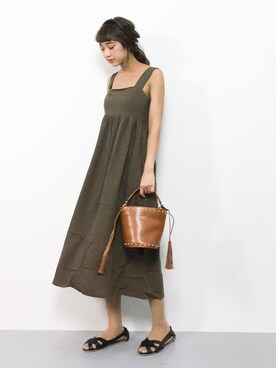 Titivate ティティベイト のジャンパースカートを使ったレディース人気ファッションコーディネート ユーザー ショップスタッフ Wear