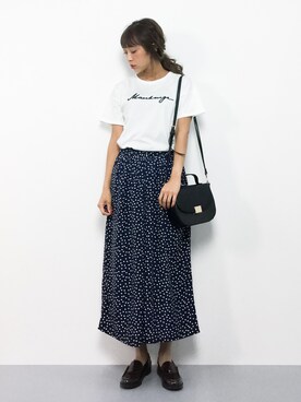 「URBAN RESEARCH（アーバンリサーチ）の【WEB限定】ラウンドスクエアショルダー（ショルダーバッグ）」を使った、teraさん（レディース・164cm）の夏コーディネート