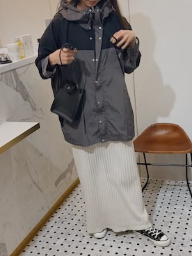 「ナチュラル」｜「アイテム（ナイロンジャケット）」を使った、teraさん（レディース・164cm）の春コーディネート