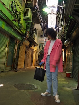 linaさん（レディース・157cm）の春コーディネート