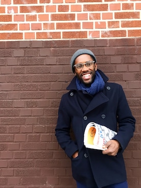 「Jack Willsのアイテム」を使った、Adrian J. Hopkinsさん（メンズ・168cm）の冬コーディネート