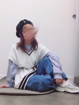 「レイヤードstyle」｜「アイテム（その他）」を使った、ふうかさん（レディース・148cm）の冬コーディネート