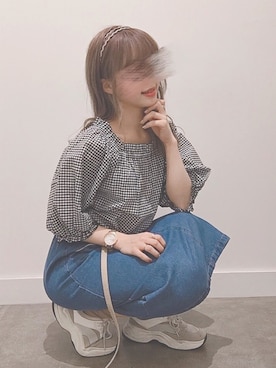 「平成最後のWEARISTAセンバツ」｜「アイテム（その他）」を使った、ふうかさん（レディース・148cm）の春コーディネート