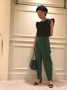 Aya Tanigawaさん（レディース・155cm）の夏コーディネート