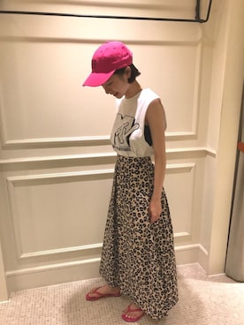 「MTV（エムティーヴィー）のアイテム」を使った、Aya Tanigawaさん（レディース・155cm）の夏コーディネート