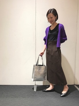 Aya Tanigawaさん（レディース・155cm）の秋コーディネート