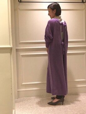 「Steven Alan」｜「アイテム（ワンピース/ドレス）」を使った、Aya Tanigawaさん（レディース・155cm）の秋コーディネート