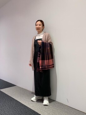 Aya Tanigawaさん（レディース・155cm）の冬コーディネート