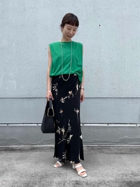 Aya Tanigawaさん(レディース・154cm)の夏コーディネート