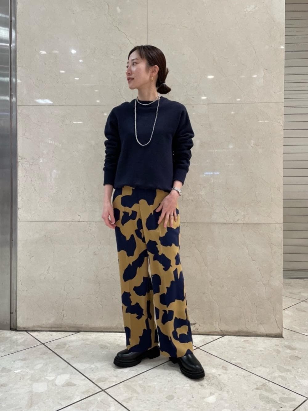 新品未使用 UNITED ARROWS TOKYO ブロックプリントパンツ 38 UNITED ARROWS TOKYO ブロックプリント パンツ - メルカリ