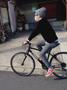 「LE JUN（ルジュン）のアイテム（トップス）」を使った、NORiさん（メンズ・174cm）の冬コーディネート