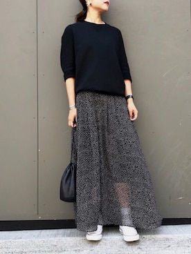 「rada（ラダ）のアイテム」を使った、RITSUさん（レディース・156cm）の夏コーディネート