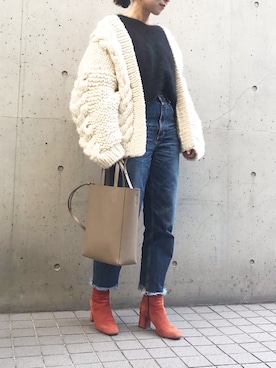 RITSUさん（レディース・156cm）の冬コーディネート