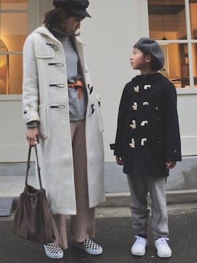 「GAP（ギャップ）のアイテム（ジャケット/アウター）」を使った、ヤマサキ サオリさん（レディース・169cm）の冬コーディネート
