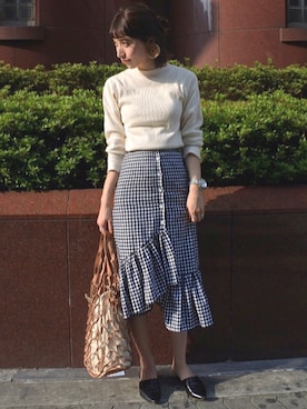 ヤマサキ サオリさん（レディース・169cm）の春コーディネート