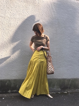 ヤマサキ サオリさん(レディース・169cm)の夏コーディネート