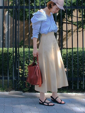 ヤマサキ サオリさん（レディース・169cm）の夏コーディネート