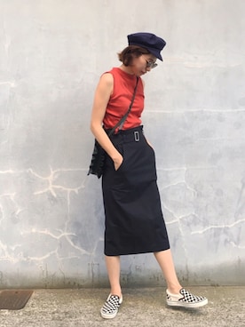 ヤマサキ サオリさん（レディース・169cm）の夏コーディネート