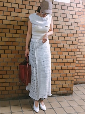 ヤマサキ サオリさん（レディース・169cm）の夏コーディネート