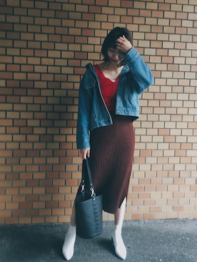 ヤマサキ サオリさん（レディース・169cm）の秋コーディネート