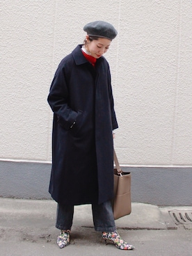「FIL DE FER（フィルデフェール）のアイテム」を使った、ヤマサキ サオリさん（レディース・169cm）の冬コーディネート