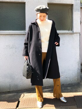 「URBAN RESEARCH DOORS WOMENS（アーバンリサーチ ドアーズ ウィメンズ）のアイテム（その他アウター）」を使った、ヤマサキ サオリさん（レディース・169cm）の冬コーディネート