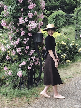 ヤマサキ サオリさん(レディース・169cm)の春コーディネート