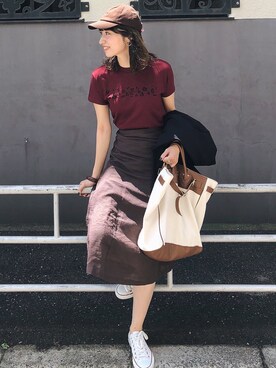 ヤマサキ サオリさん(レディース・169cm)の夏コーディネート