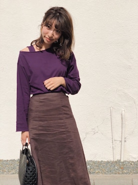 ヤマサキ サオリさん（レディース・169cm）の夏コーディネート