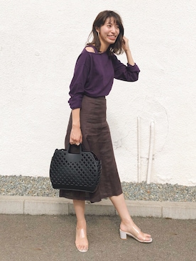 ヤマサキ サオリさん（レディース・169cm）の夏コーディネート